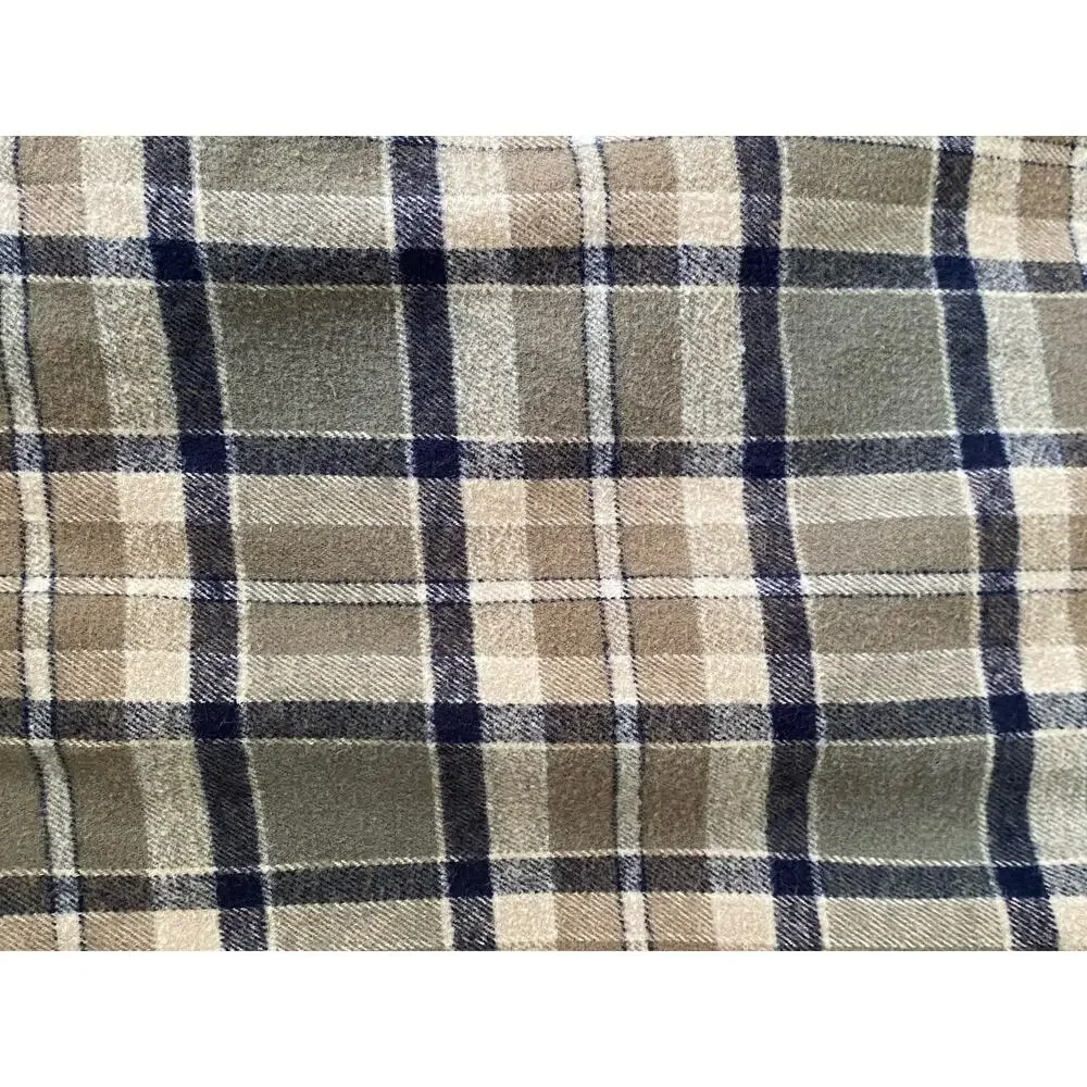 Carhartt 3xl Tall plaid‎ Workwear Brown tan, Green plaid Heavy shirt jacket - Picture 5 of 5